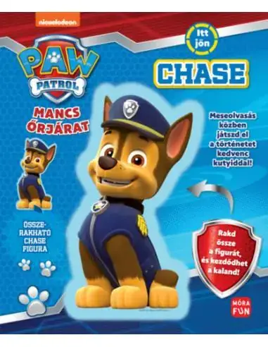 Akció Mancs Őrjárat - Itt jön Chase! - Összerakható Chase figurával!