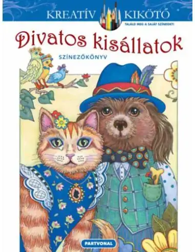 Divatos kisállatok - Színezőkönyv Olcsóbb