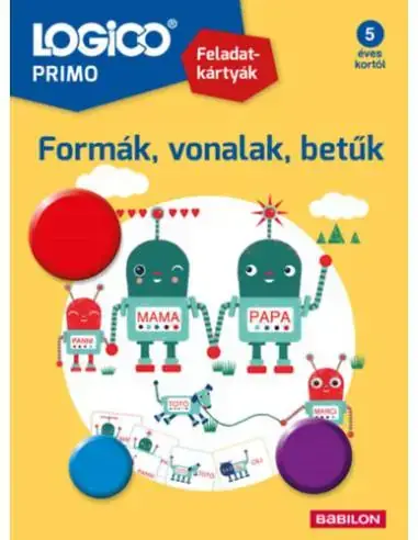 Árengedmény LOGICO Primo 3244a - Formák, vonalak, betűk - Feladatkártyák