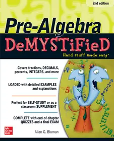 Pre-Algebra DeMYSTiFieD, Second Edition byBluman, Allan; Szuper ajánlat
